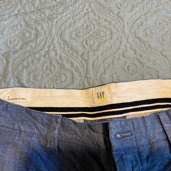 Gap blue girlfriend chino - size 0 - Picture 2 of 4